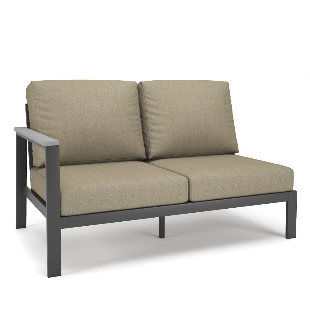 Forever Patio Hanover Aluminum Left Arm Facing Loveseat Section