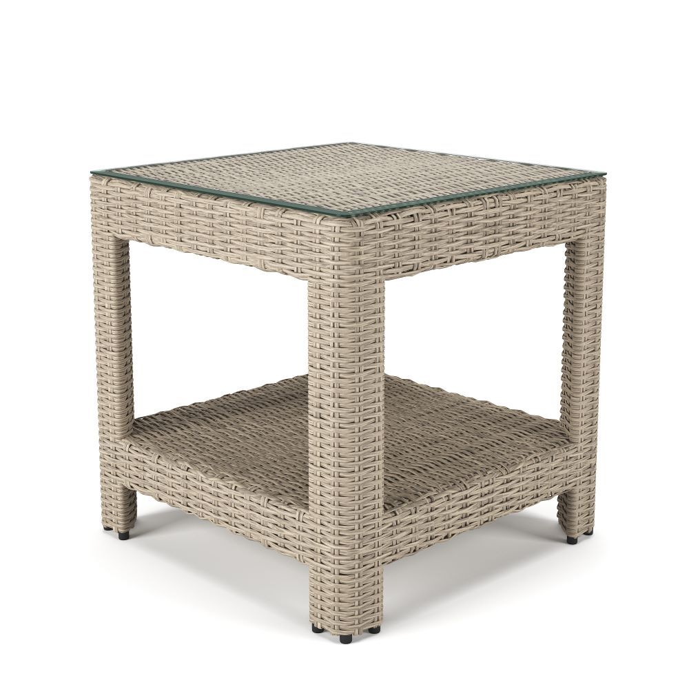 Forever Patio Naples Square Wicker End Table