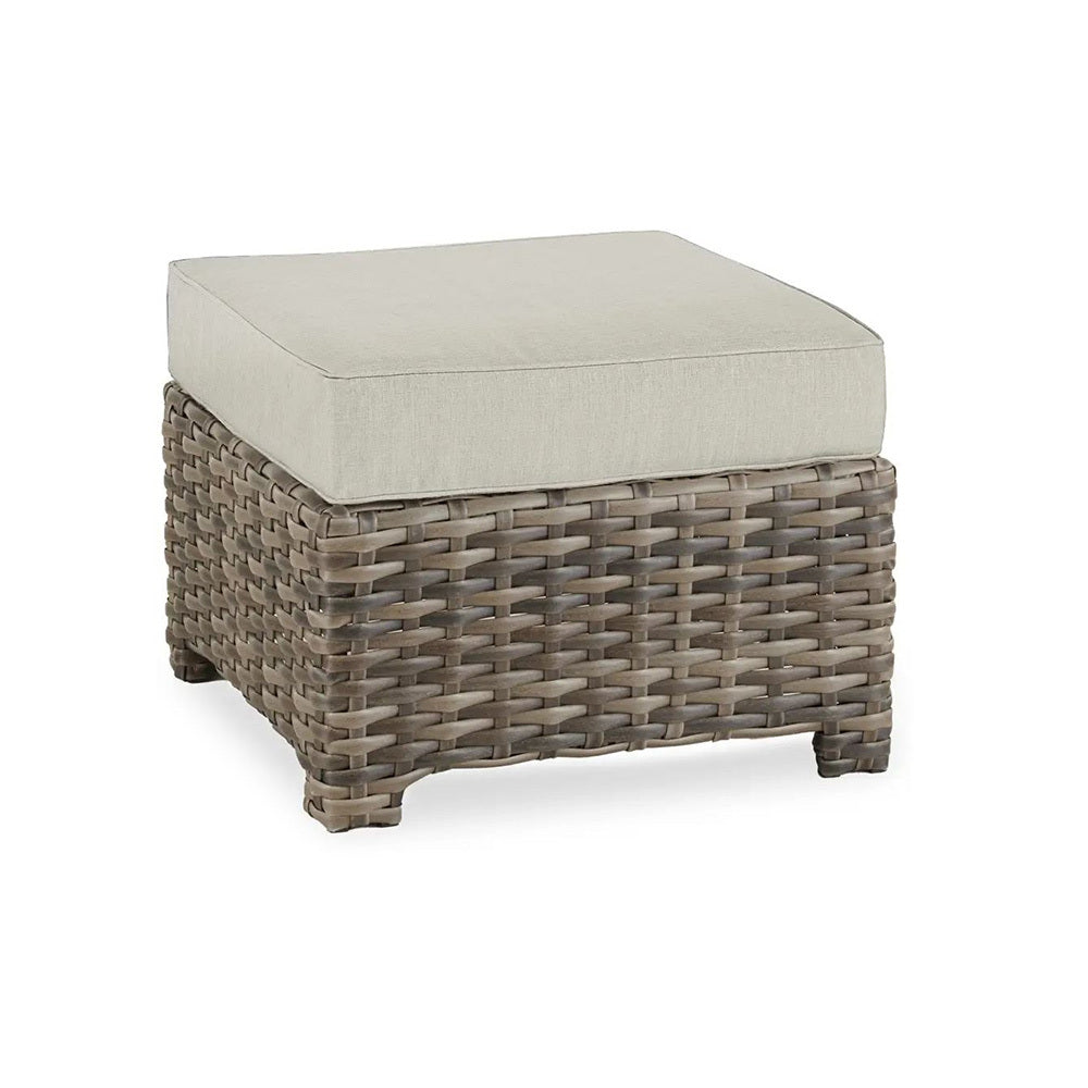 Forever Patio Shoreline Square Wicker Ottoman
