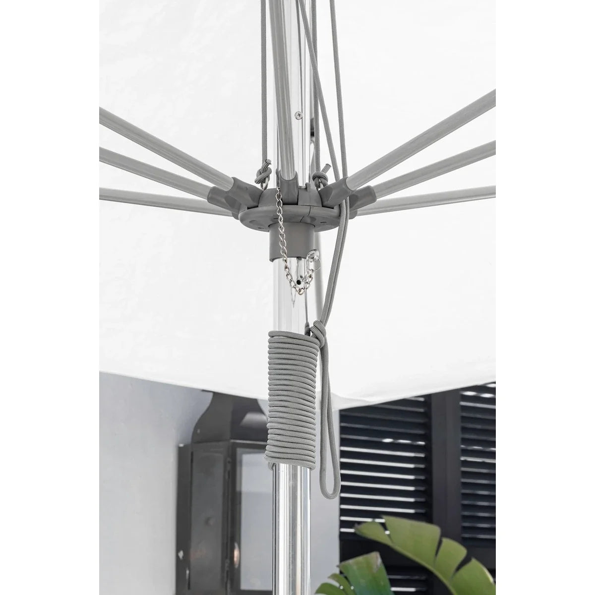G-Series Monterey Giant Aluminum 10' Square Umbrella w/ Fiberglass Ribs 2