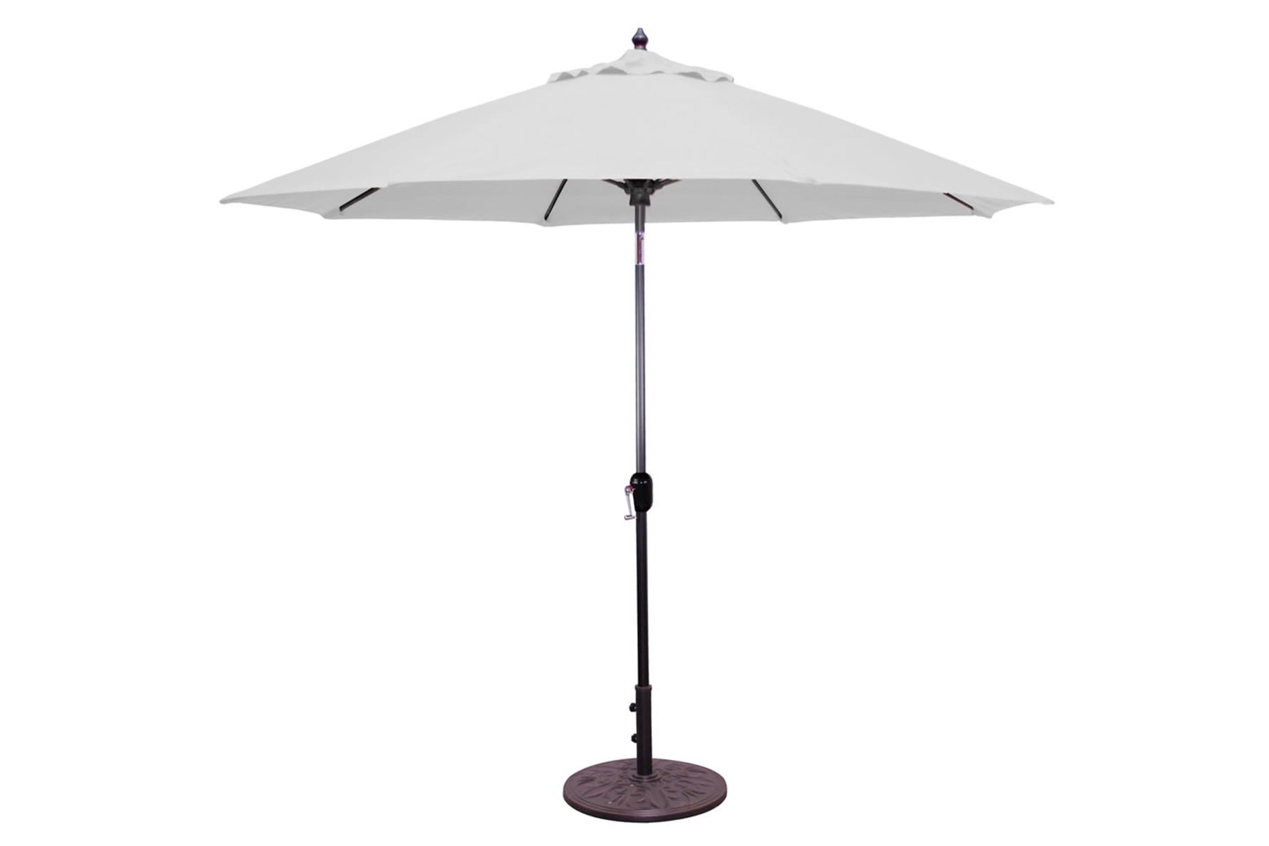 Galtech 736 9' Octagon Auto-Tilt Market Umbrella w/ Fiberglass Ribs
