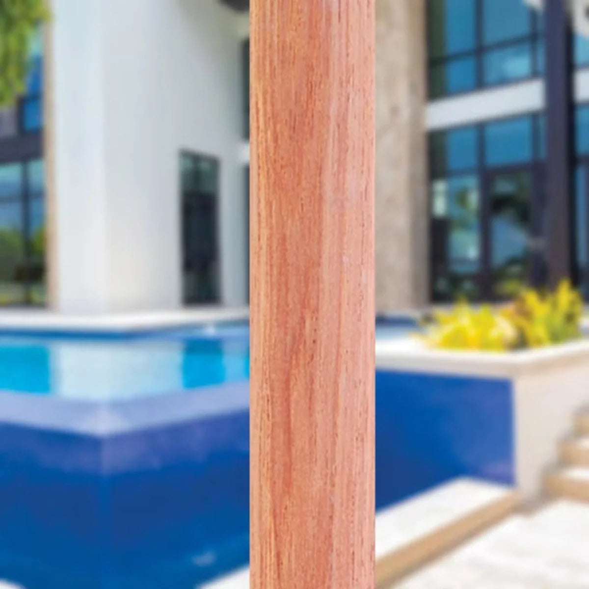 Galtech 532tk 9' Octagon 4-Pulley Teak Market Umbrella Additional Image View 6