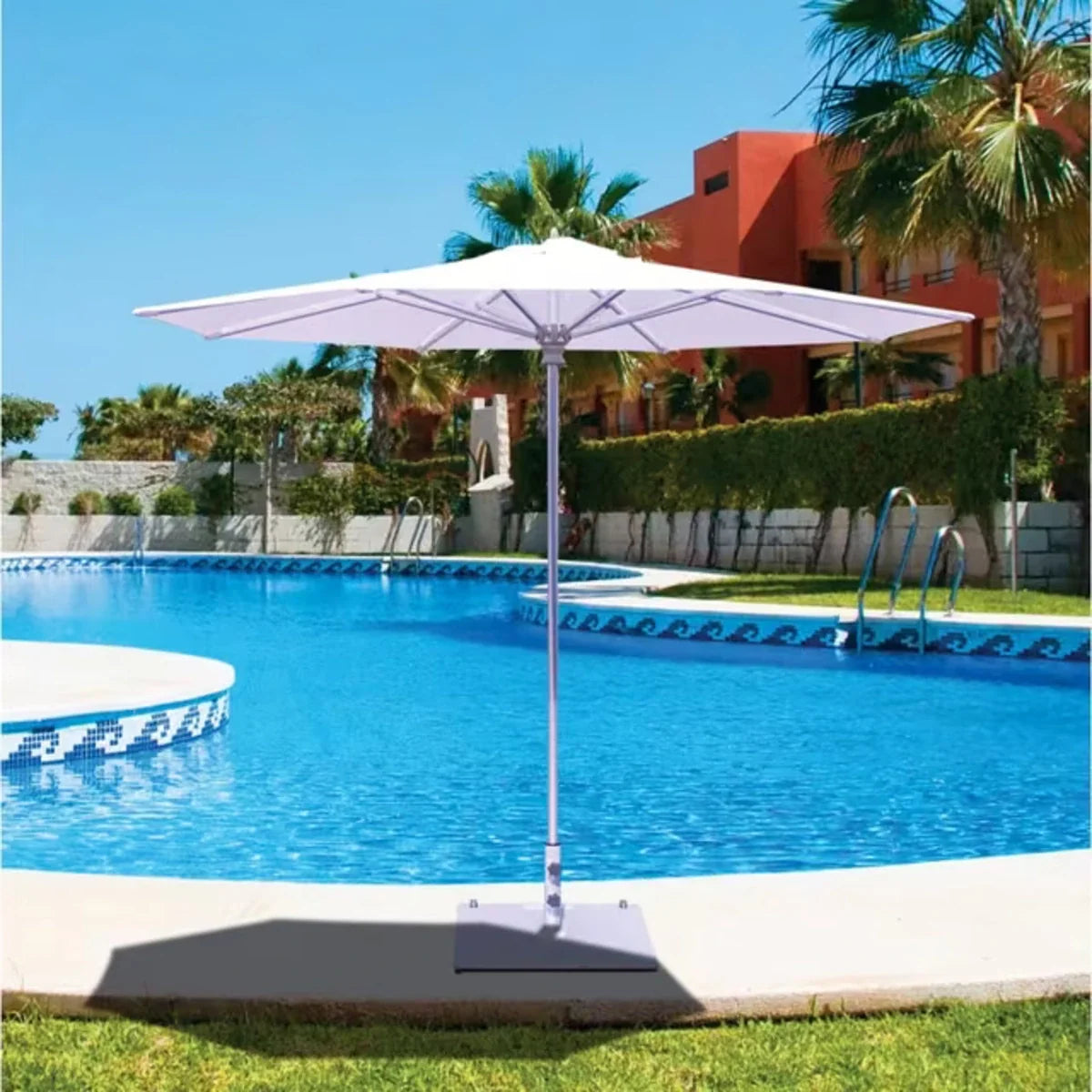 Galtech 732 9' Deluxe Octagon Commercial Market Umbrella Additional Image View 2