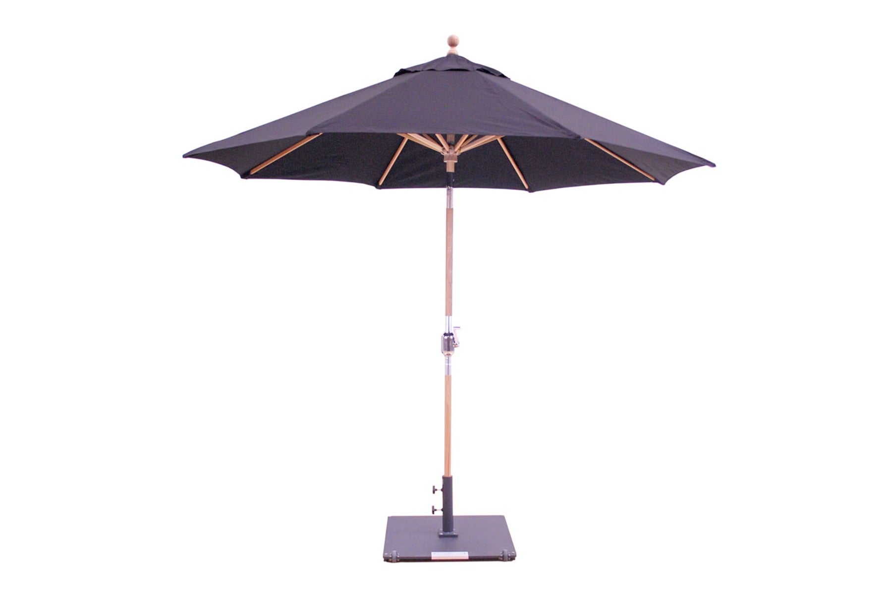 Galtech 9' Octagon Rotational-Tilt Teak Market Umbrella (537tk)