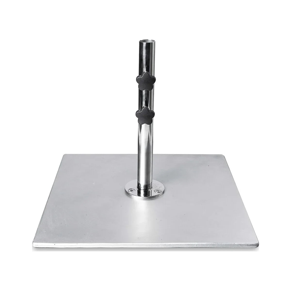 Galvanized Stackable 100 lb. Steel Plate Square Umbrella Base 3