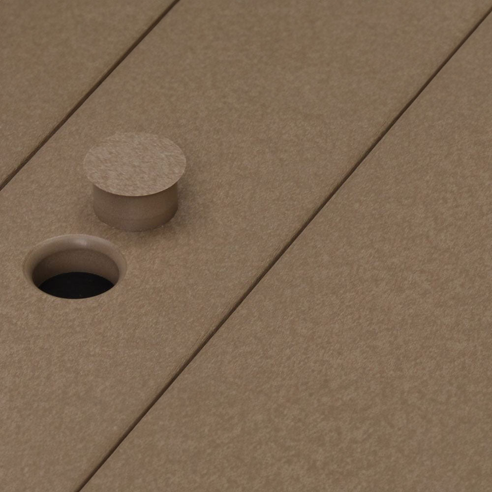 Garden Classic 33" x 66" Rectangular Counter Table - Hammered Top Finish
