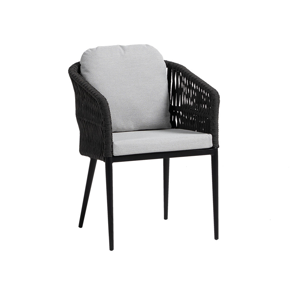 Gemelli Cushioned Dining Arm Chair 