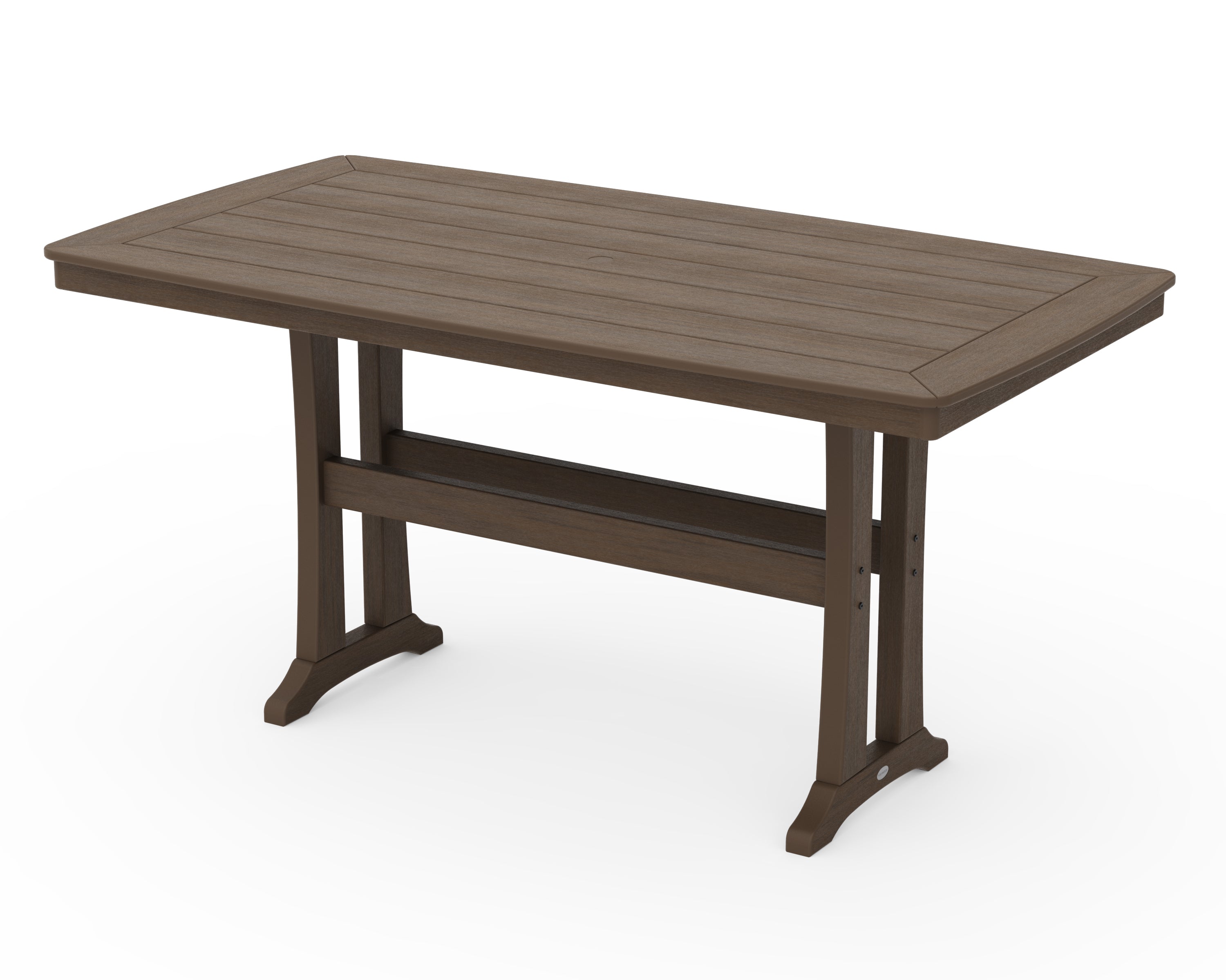 Nautical Trestle 38" x 73" Counter Table