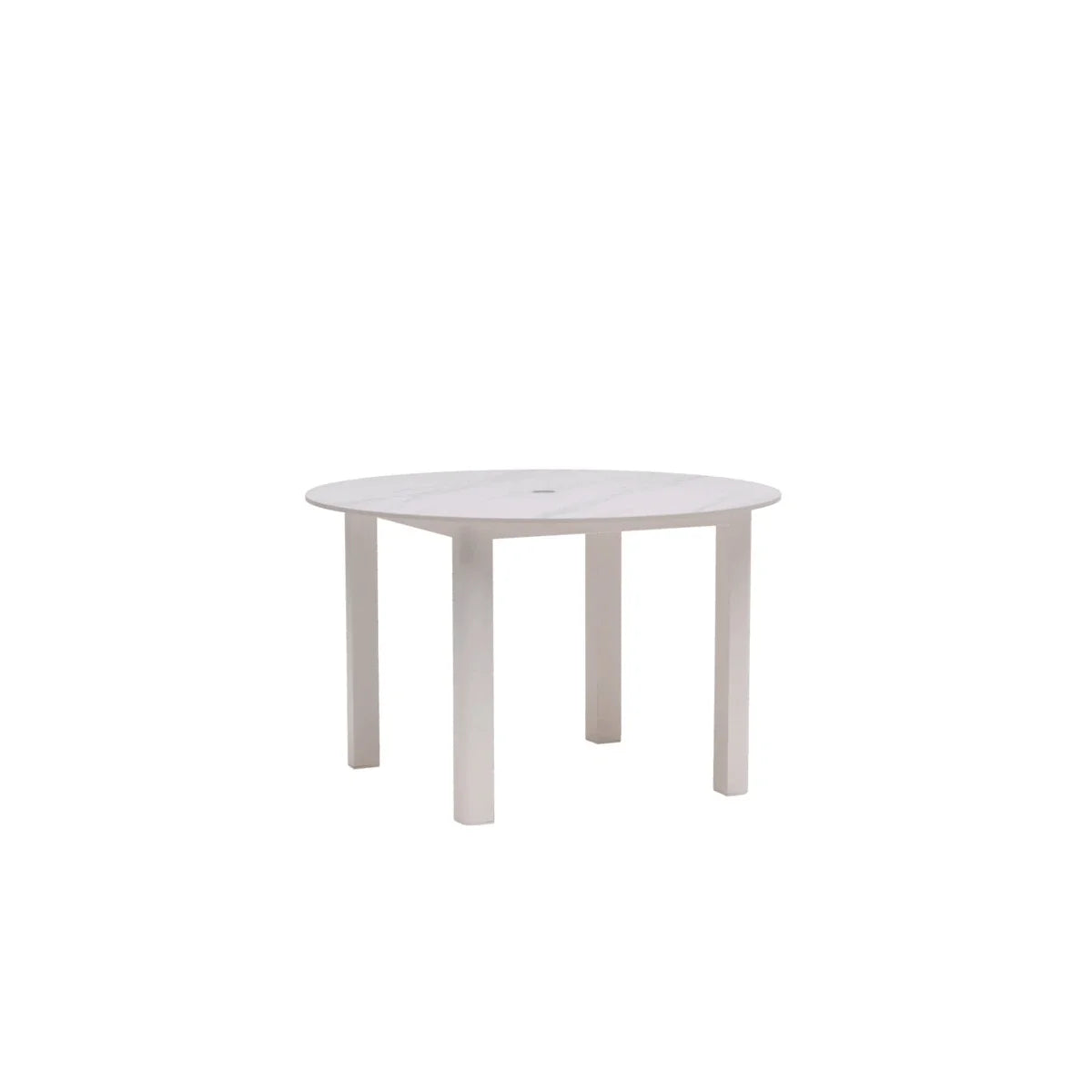 Hampshire 48" Round Dining Table with Umbrella Hole