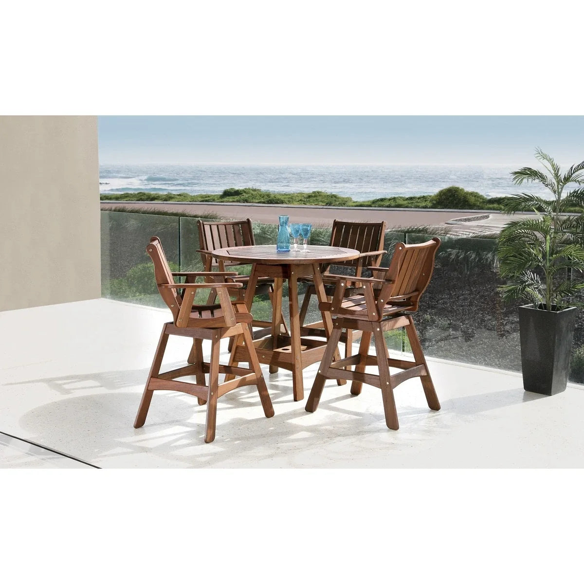 Heritage Integra Swivel Bar Arm Chair