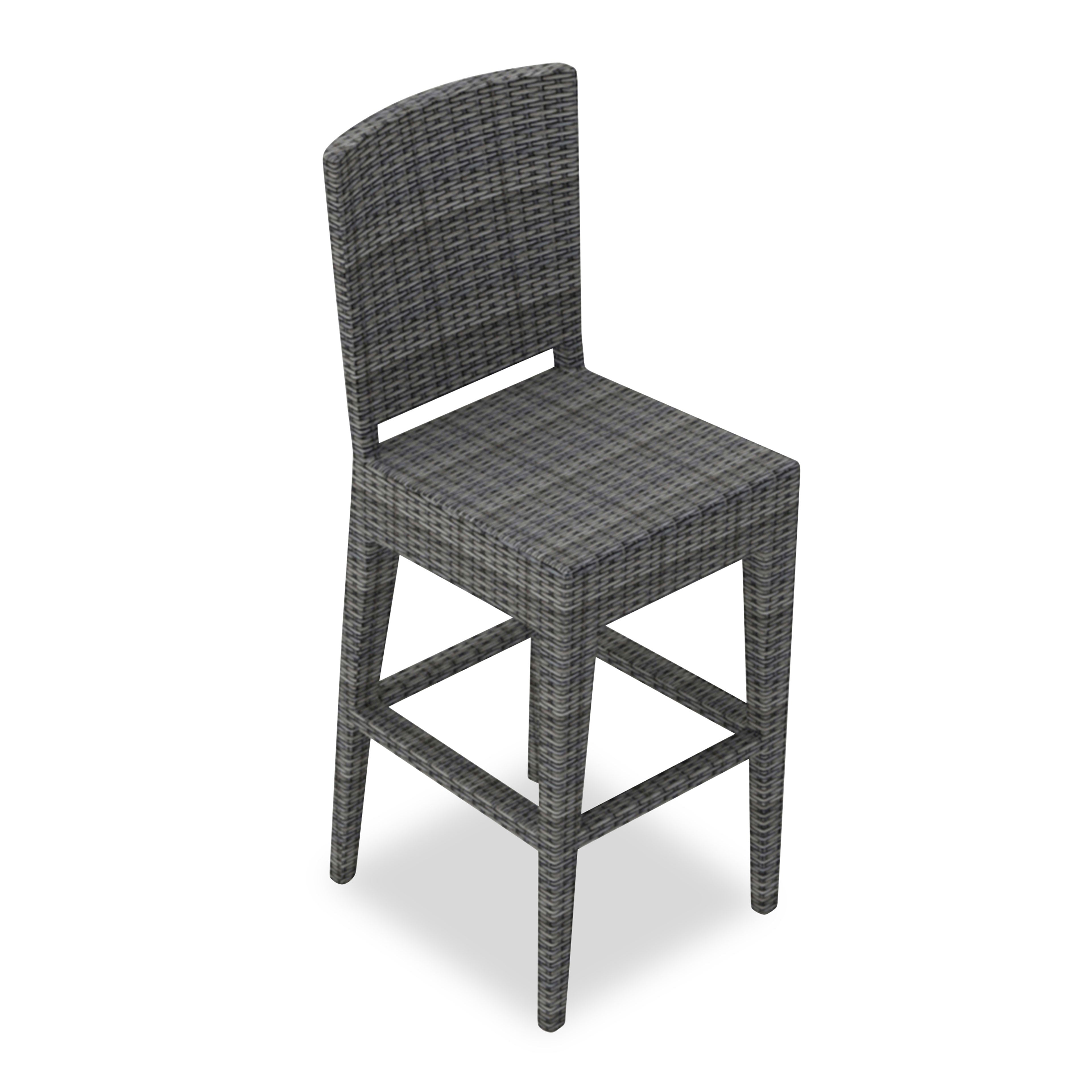 District Bar Chair - Slate frame