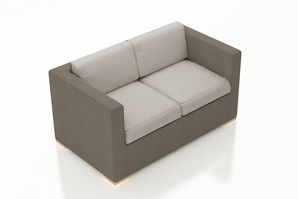 Element Sling Loveseat - Cast Silver