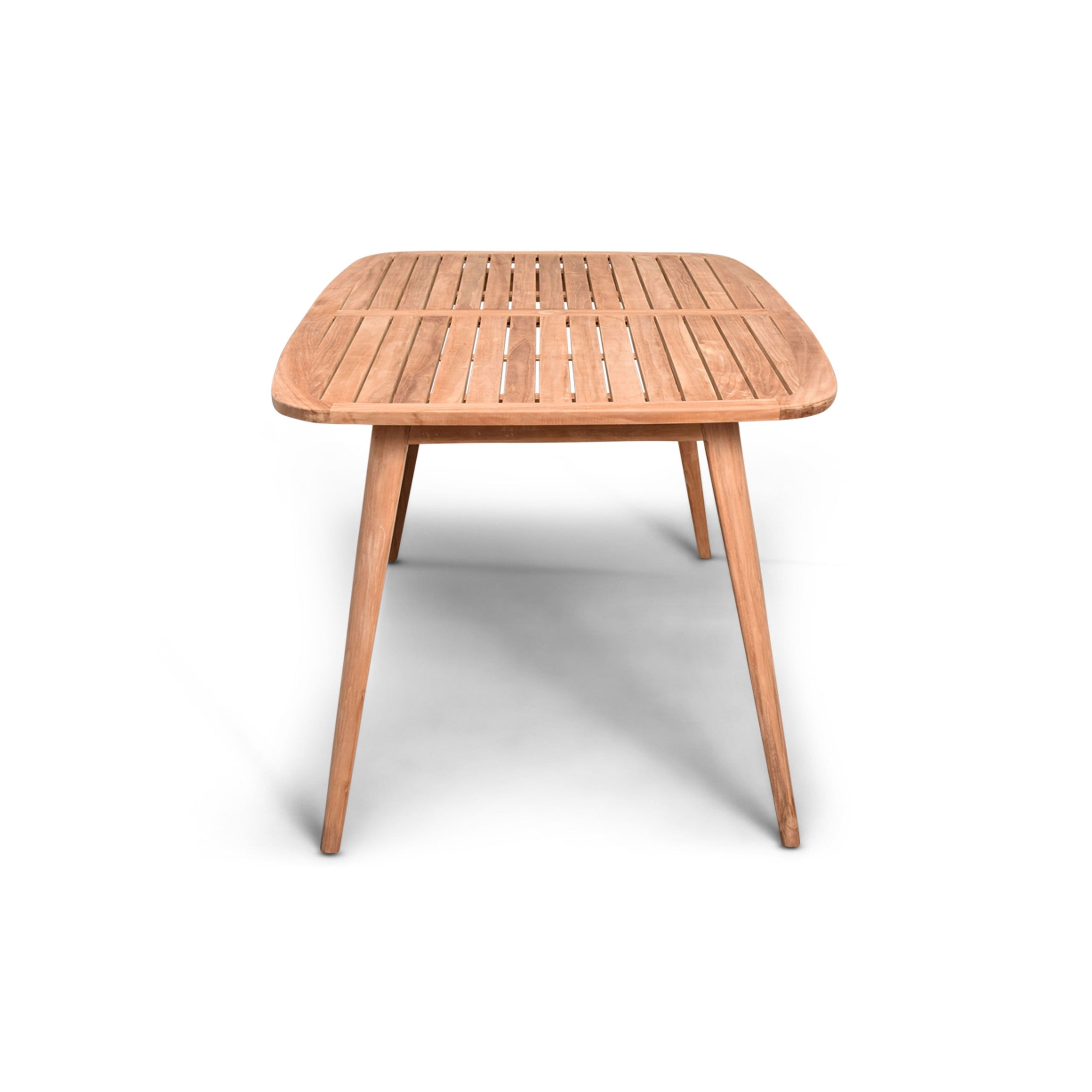 Tango Teak Rectangular Dining Table detail