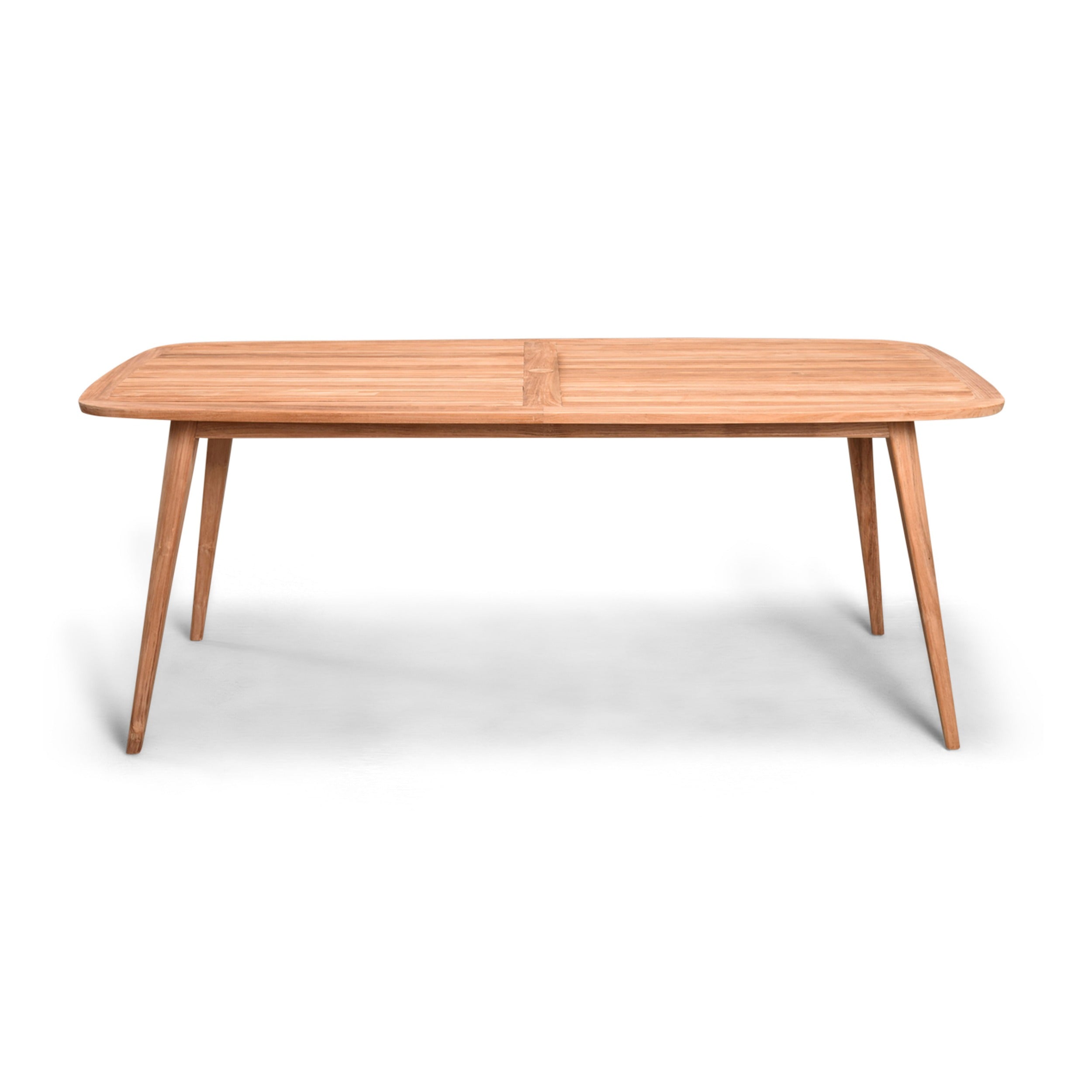 Tango Teak Rectangular Dining Table detail