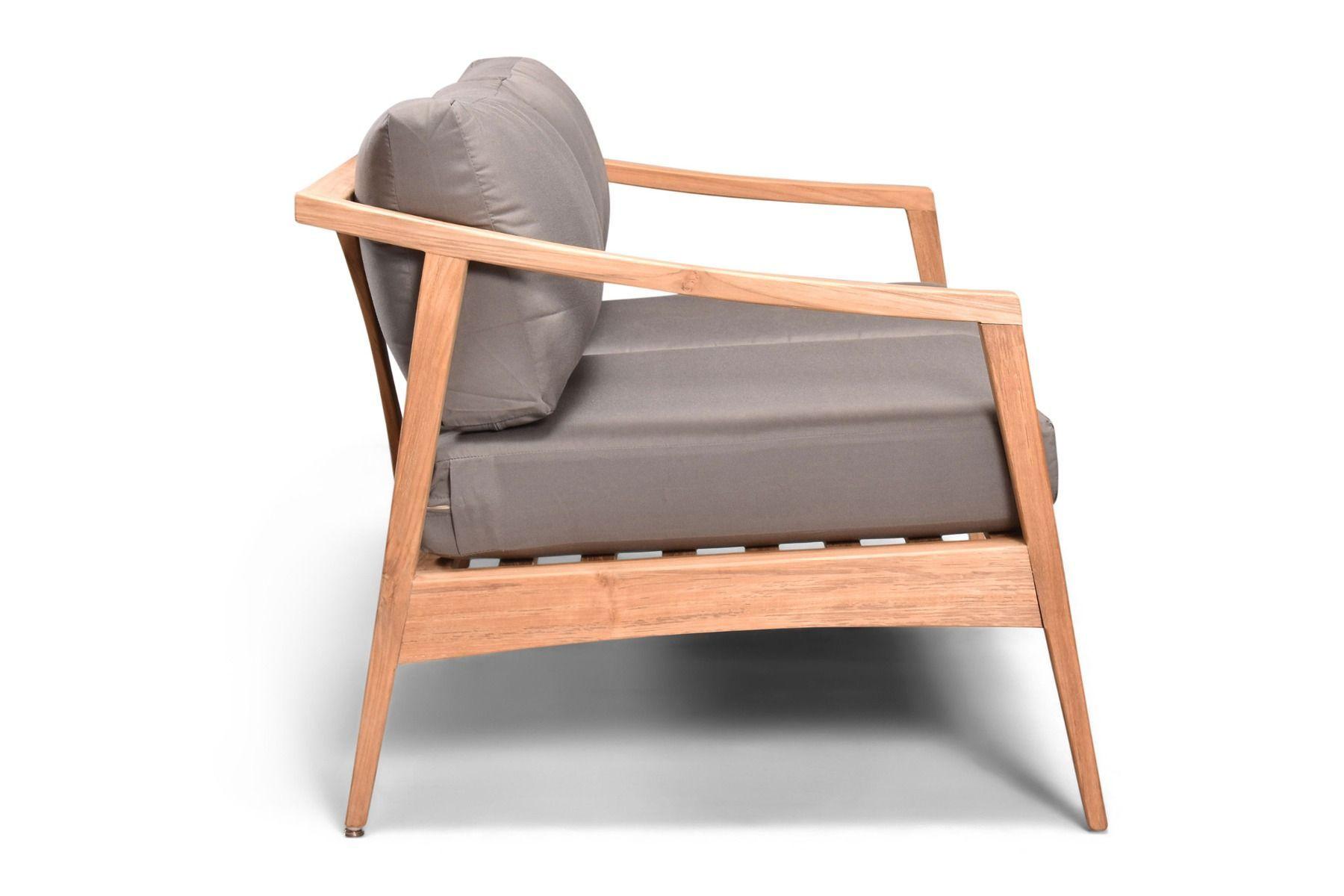 Tango Teak Loveseat detail