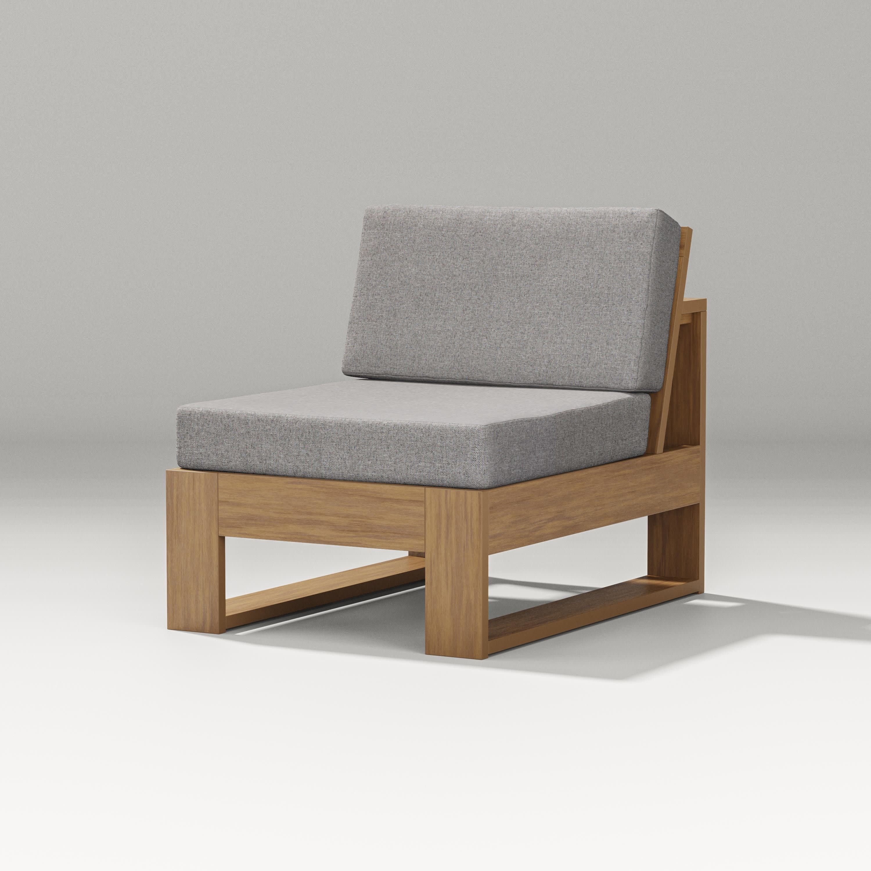 Latitude Modular Armless Chair with Cushion