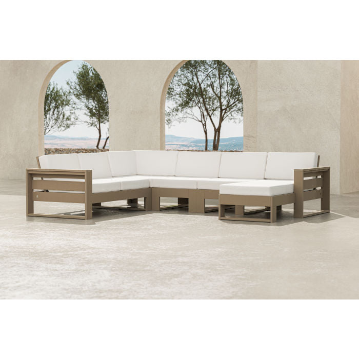 Latitude 6 to 7 Seater Sectional with Right Arm Chaise 1