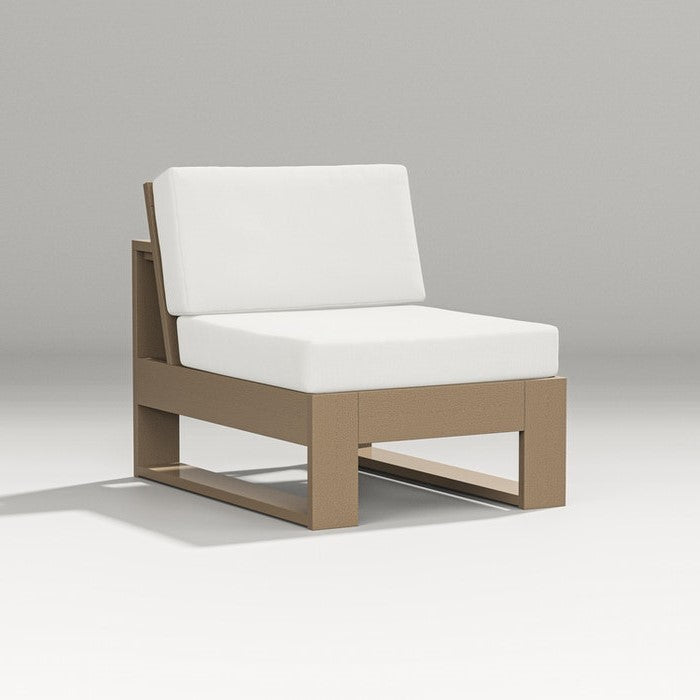 Latitude Modular Armless Chair with Cushion