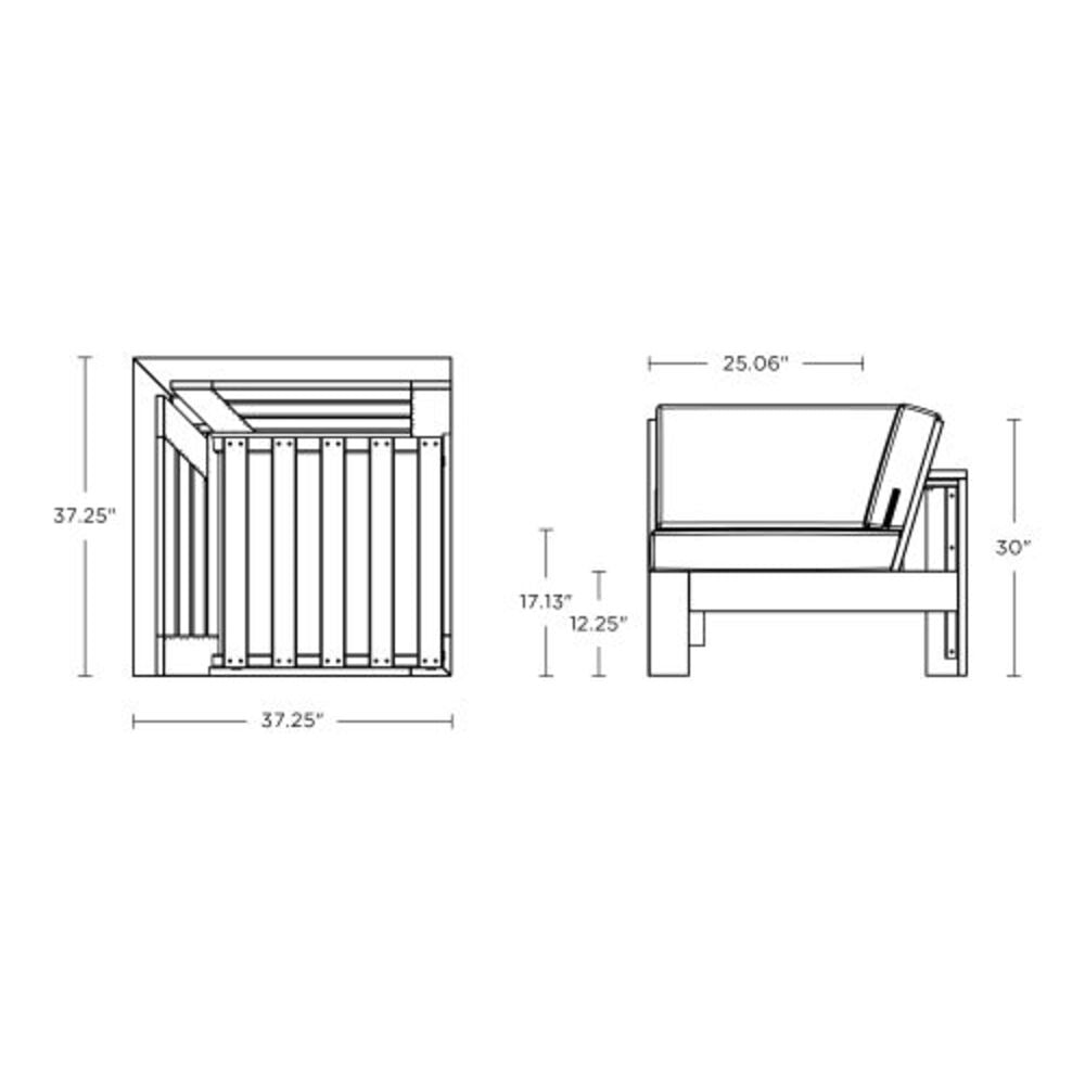 Latitude Modular Corner Chair with Cushion 3