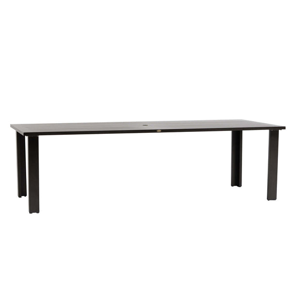 Limo 103" x 43" Rectangular Dining Table with Umbrella Hole
