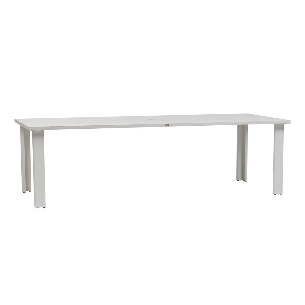 Limo 103" x 43" Rectangular Dining Table with Umbrella Hole 1