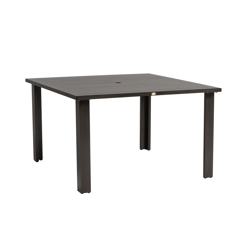 Limo 43" Square Dining Table with Umbrella Hole 