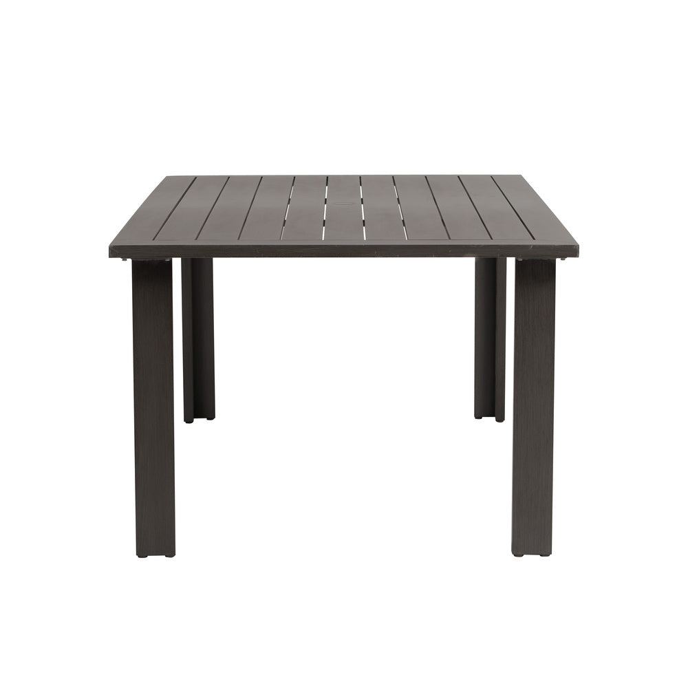 Limo 43" Square Dining Table with Umbrella Hole 3