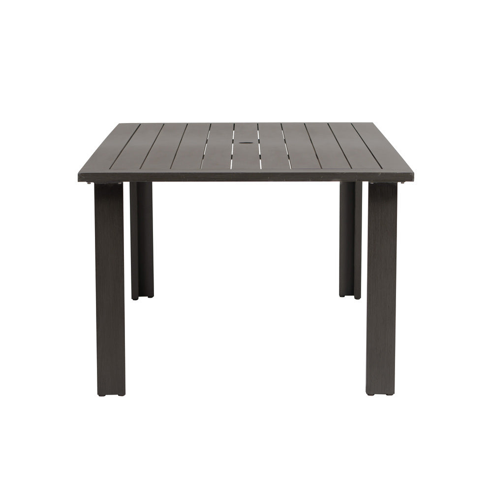 Limo 43" Square Dining Table with Umbrella Hole 4