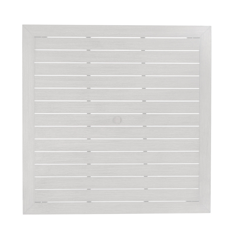 Limo 43" Square Dining Table with Umbrella Hole 7