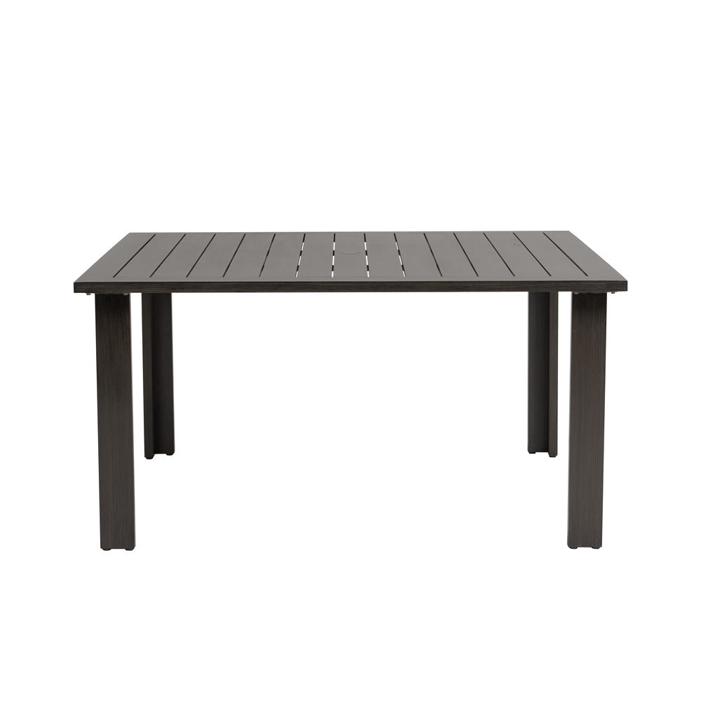 Limo 60" Square Dining Table with Umbrella Hole 5