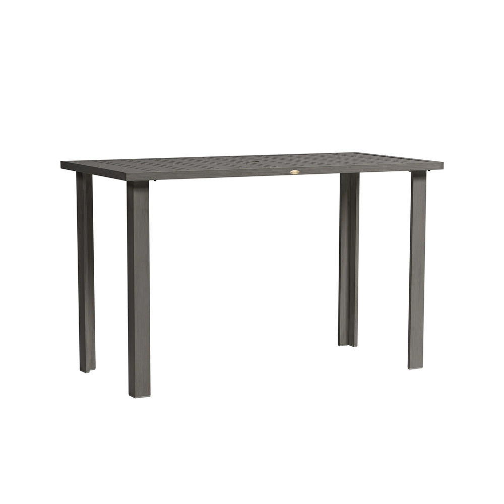 Limo 60" x 30" Rectangular Counter Table with Umbrella Hole 