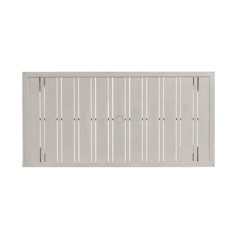 Limo 60" x 30" Rectangular Counter Table with Umbrella Hole 3