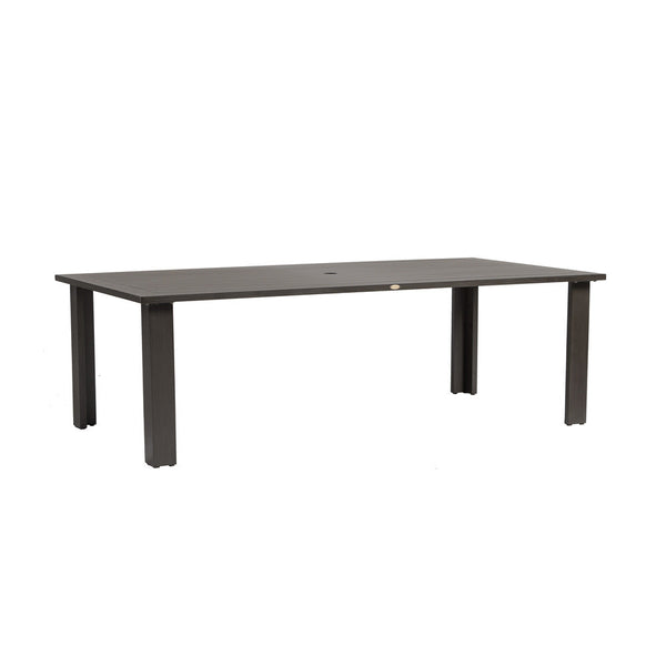Limo 84" x 42" Rectangular Dining Table with Umbrella Hole