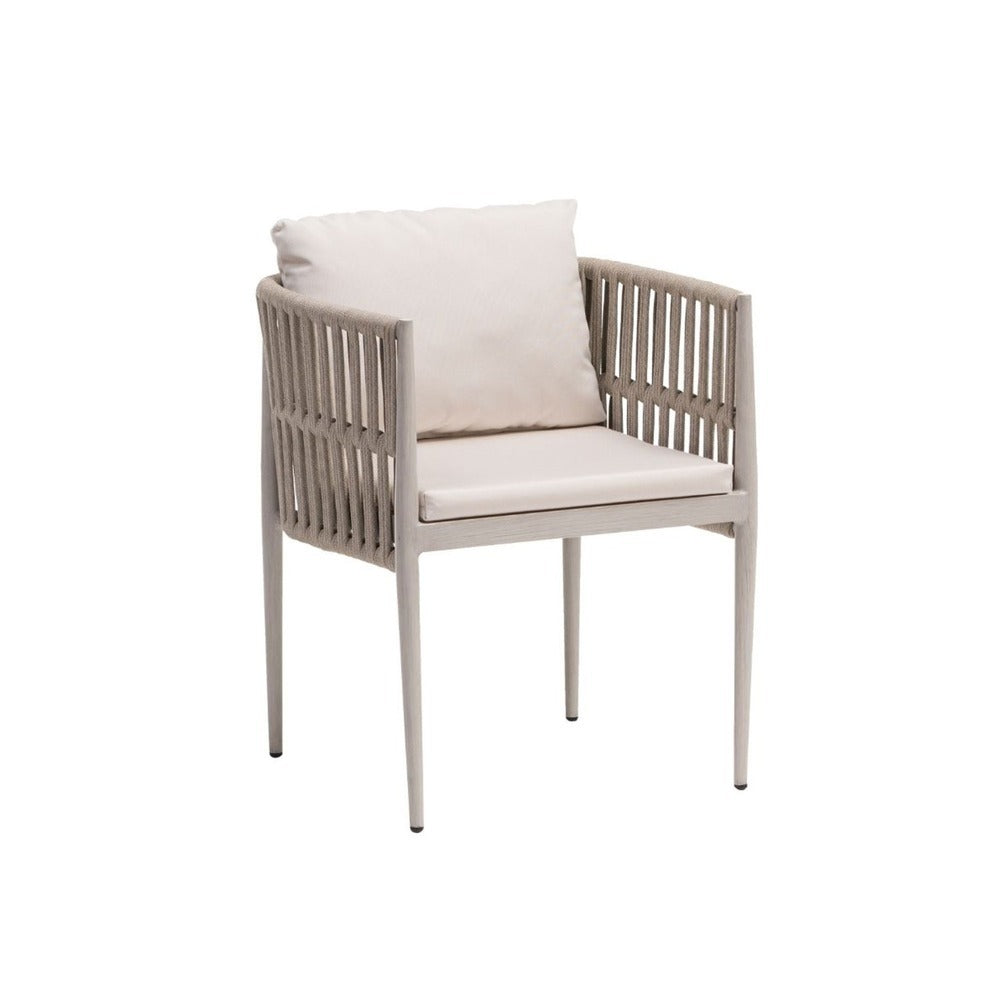 Lineas Cushioned Dining Arm Chair 