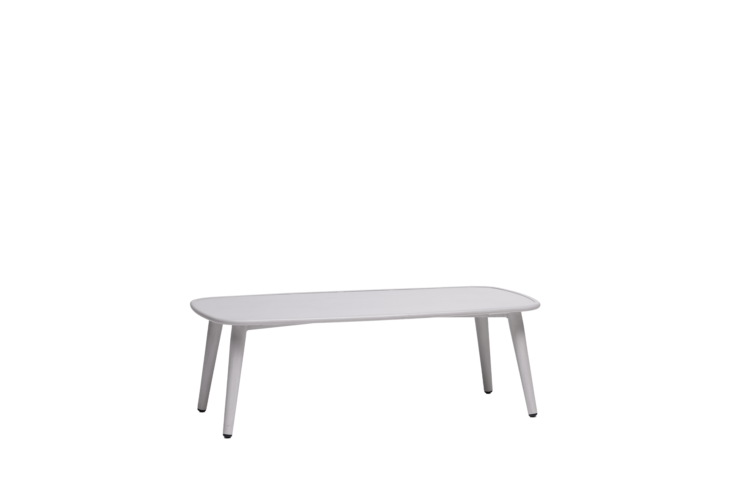 Poinciana 47" x 23" Rectangular Coffee Table - White