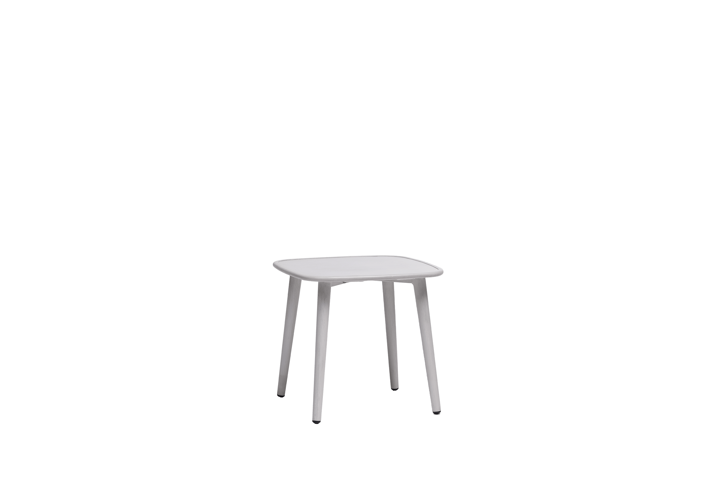 Poinciana 23" Square End Table - White