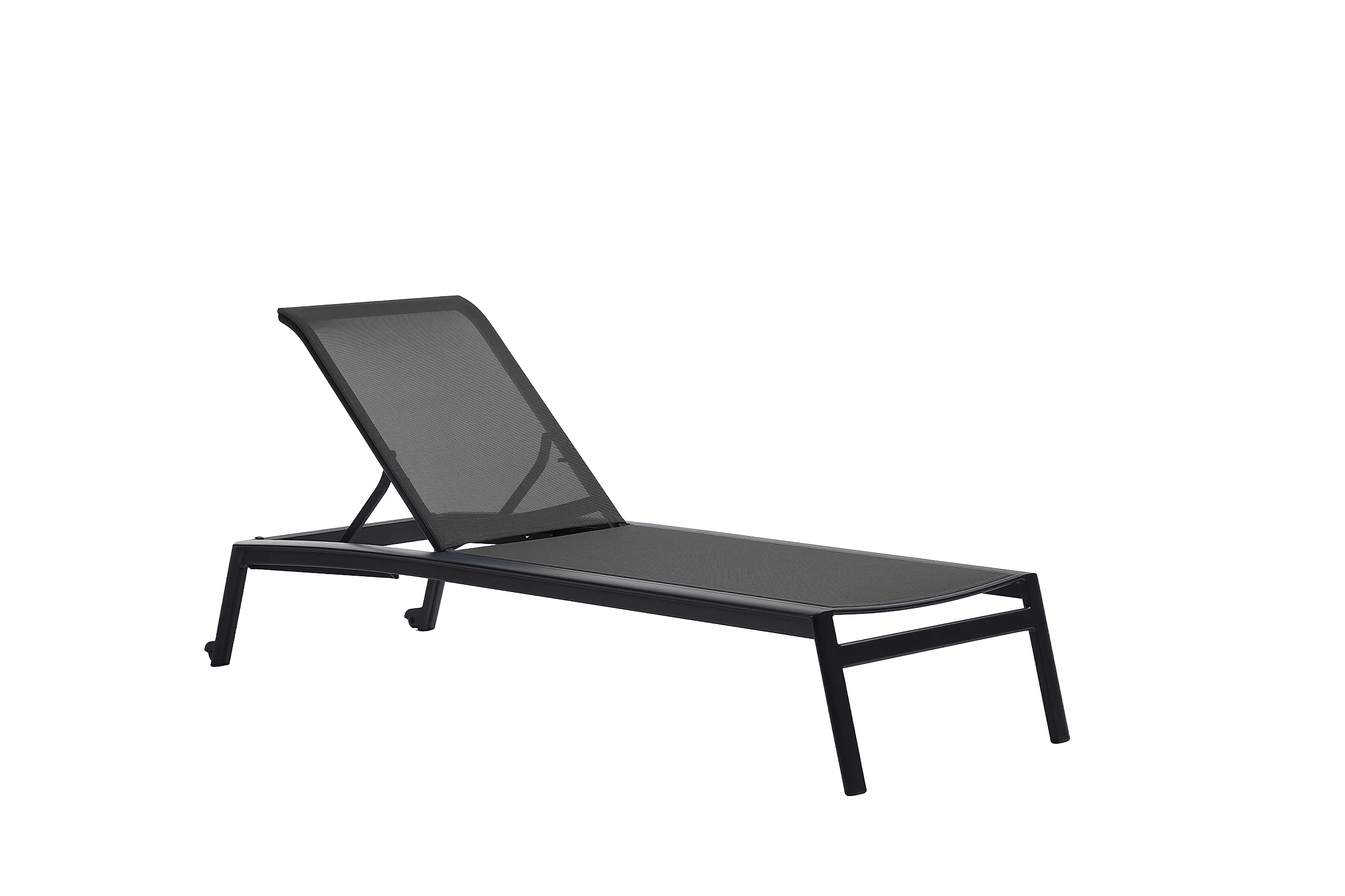 Lyon Adjustable Lounger - Black
