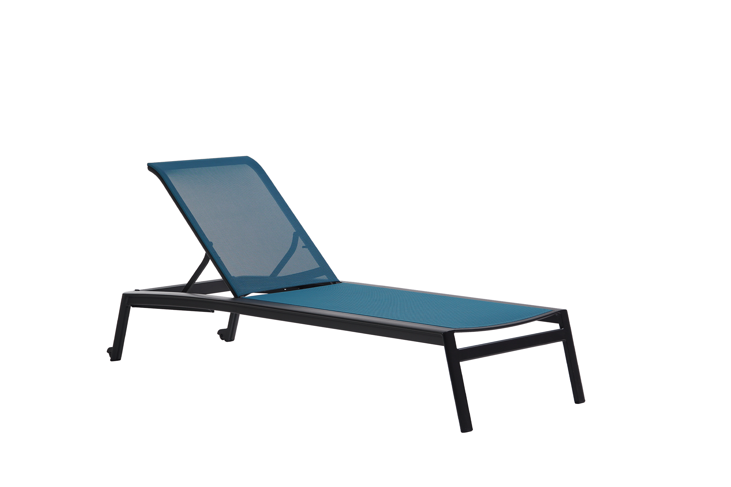 Lyon Adjustable Lounger - Peacock