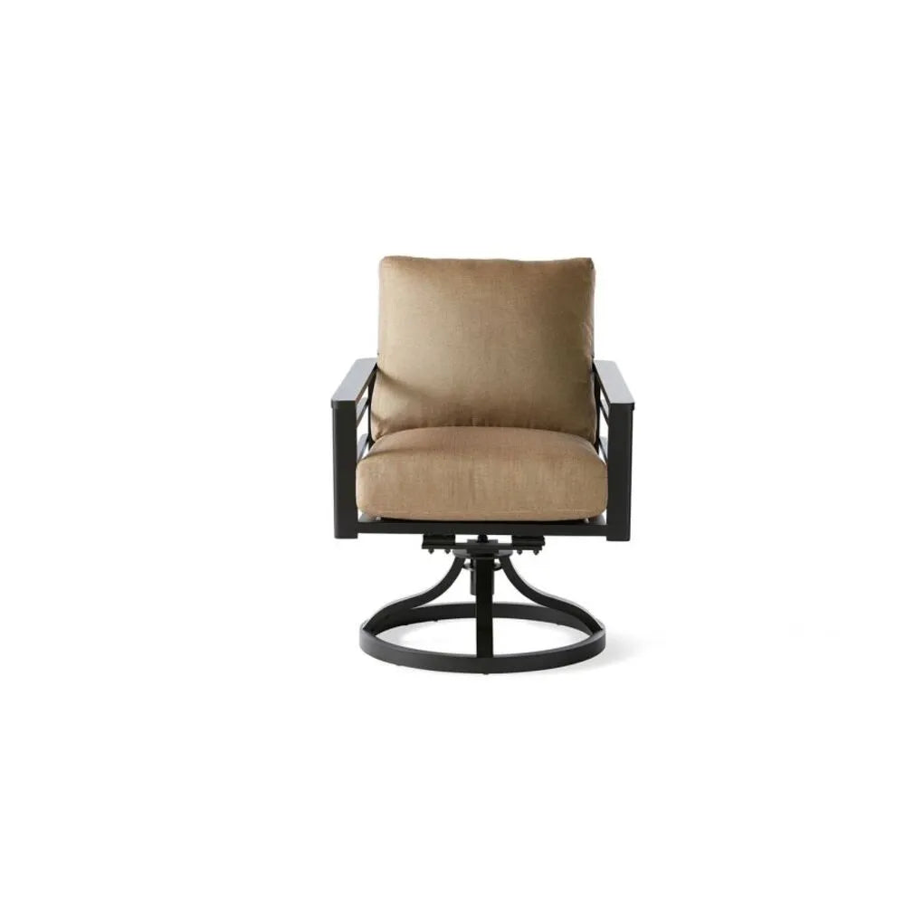 Mallin Casual Sarasota Cushion Swivel Rocker Dining Arm Chair