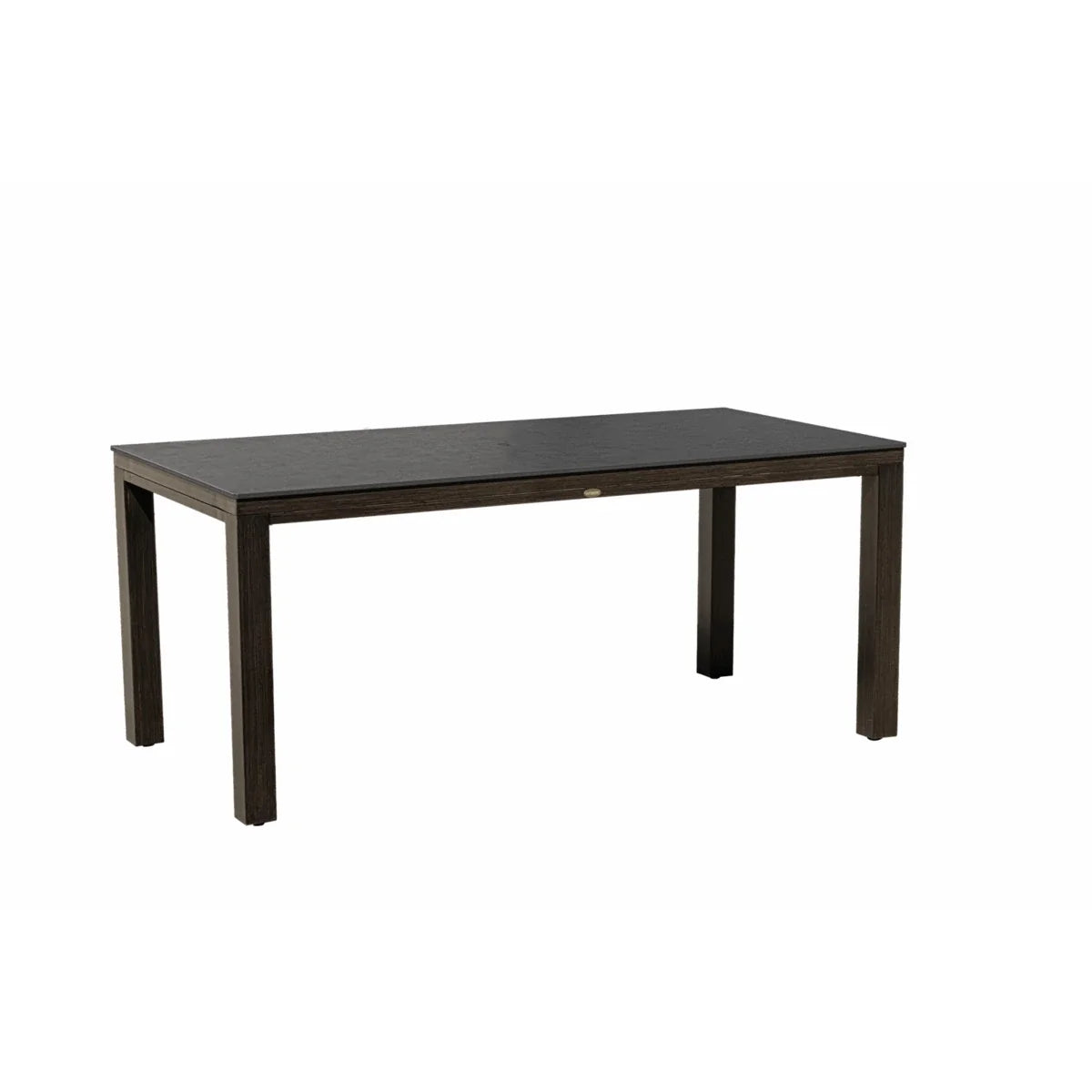 Marbella Laguna 71" x 36" Rectangular Sintered Stone Dining Table with Umbrella Hole