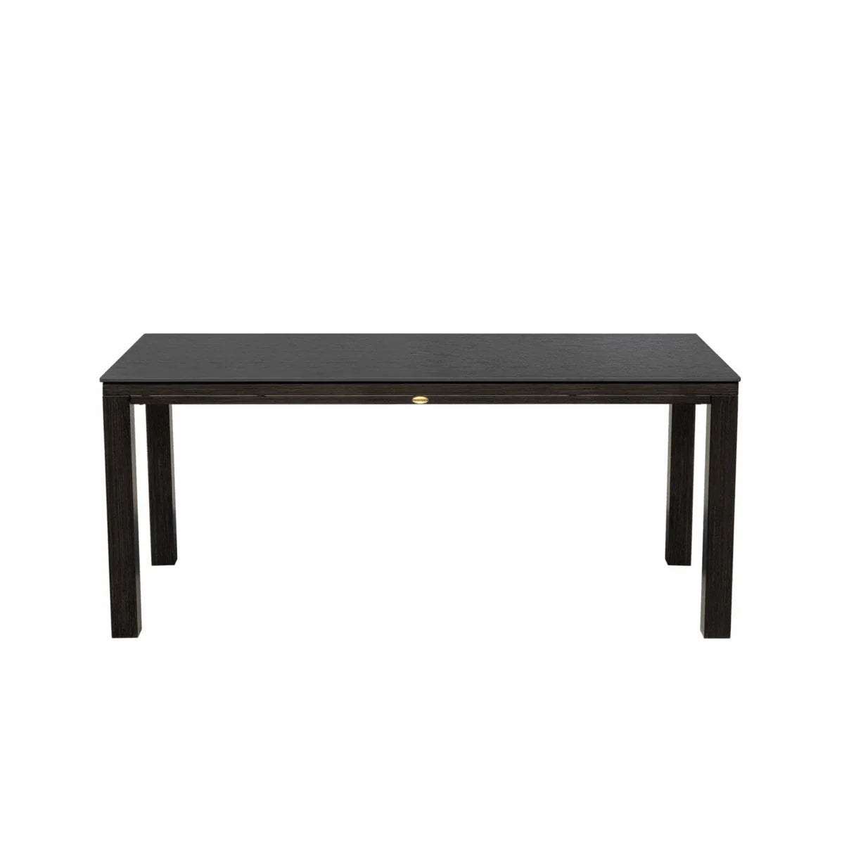 Marbella Laguna 71" x 36" Rectangular Sintered Stone Dining Table with Umbrella Hole