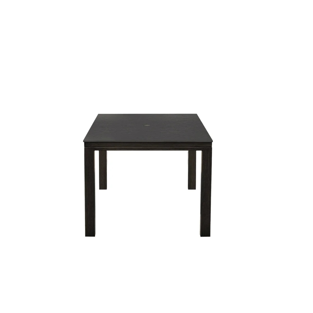 Marbella Laguna 79" x 39" Rectangular Sintered Stone Dining Table with Umbrella Hole