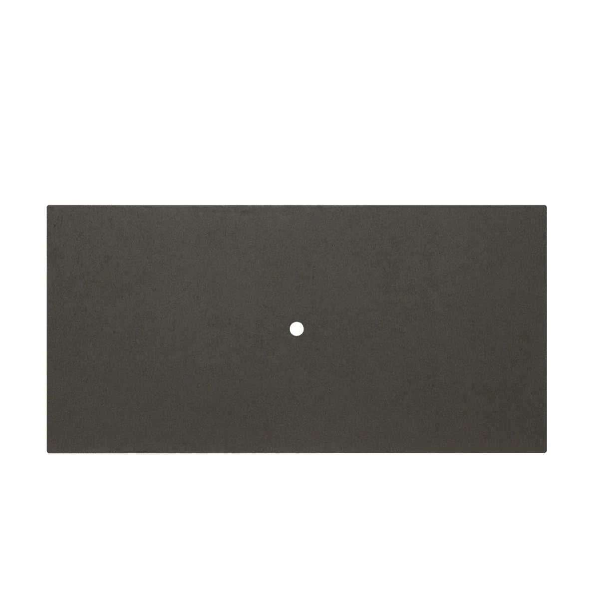 Marbella Laguna 79" x 39" Rectangular Sintered Stone Dining Table with Umbrella Hole