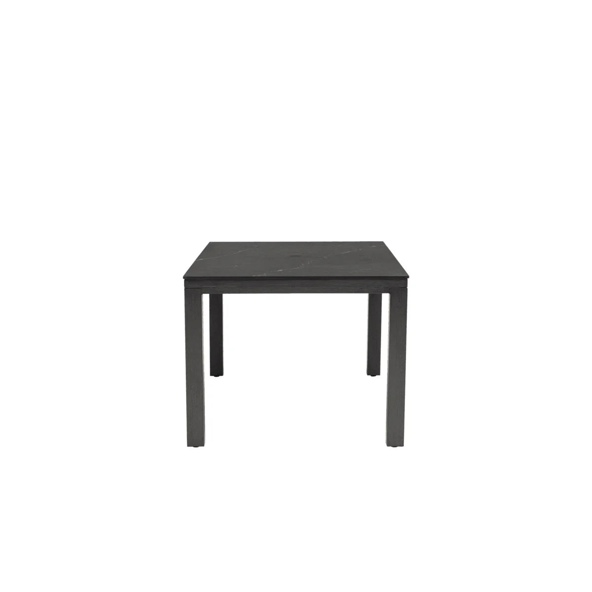 Marbella Laguna 79" x 39" Rectangular Sintered Stone Dining Table with Umbrella Hole