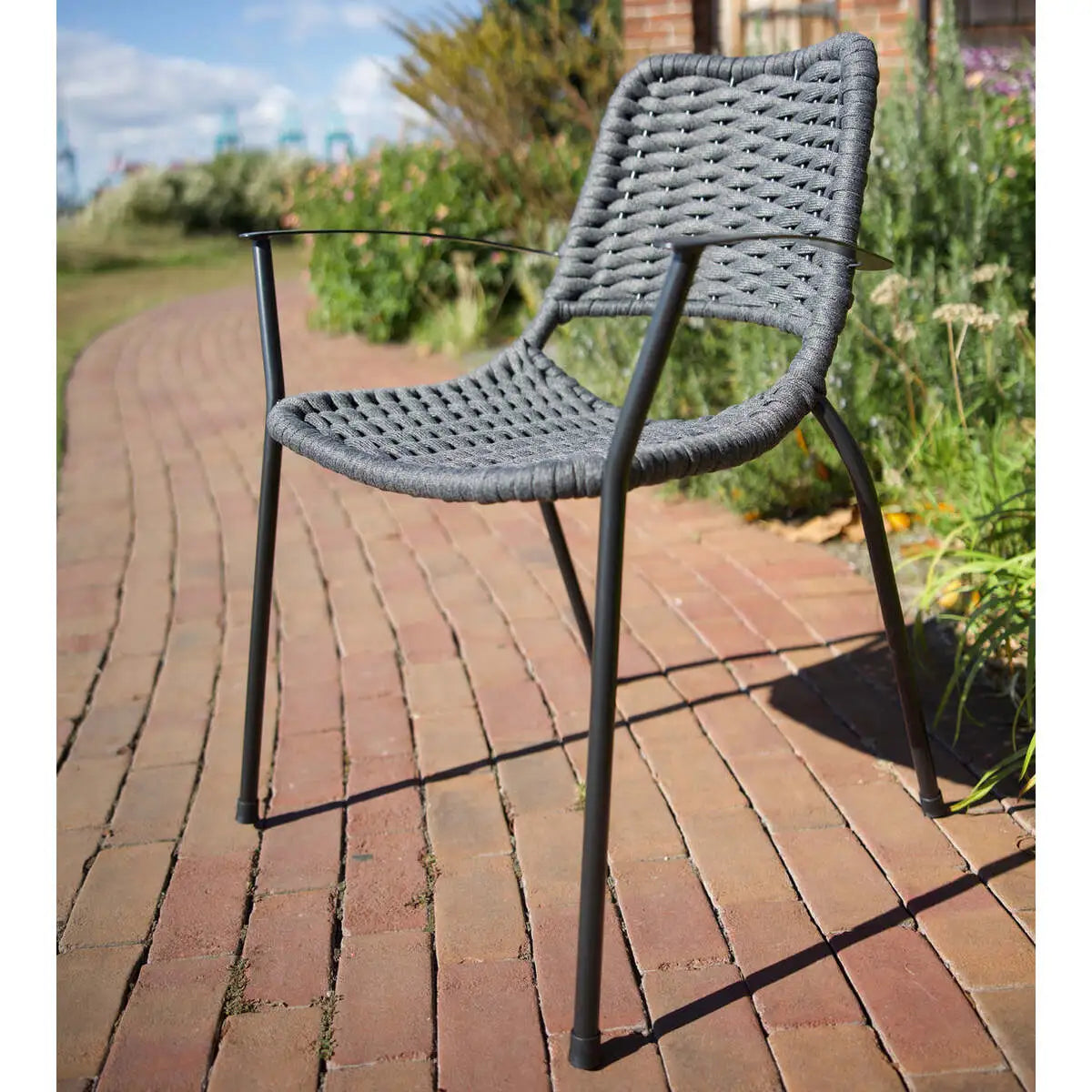 Metro Rope Stackable Arm Chair