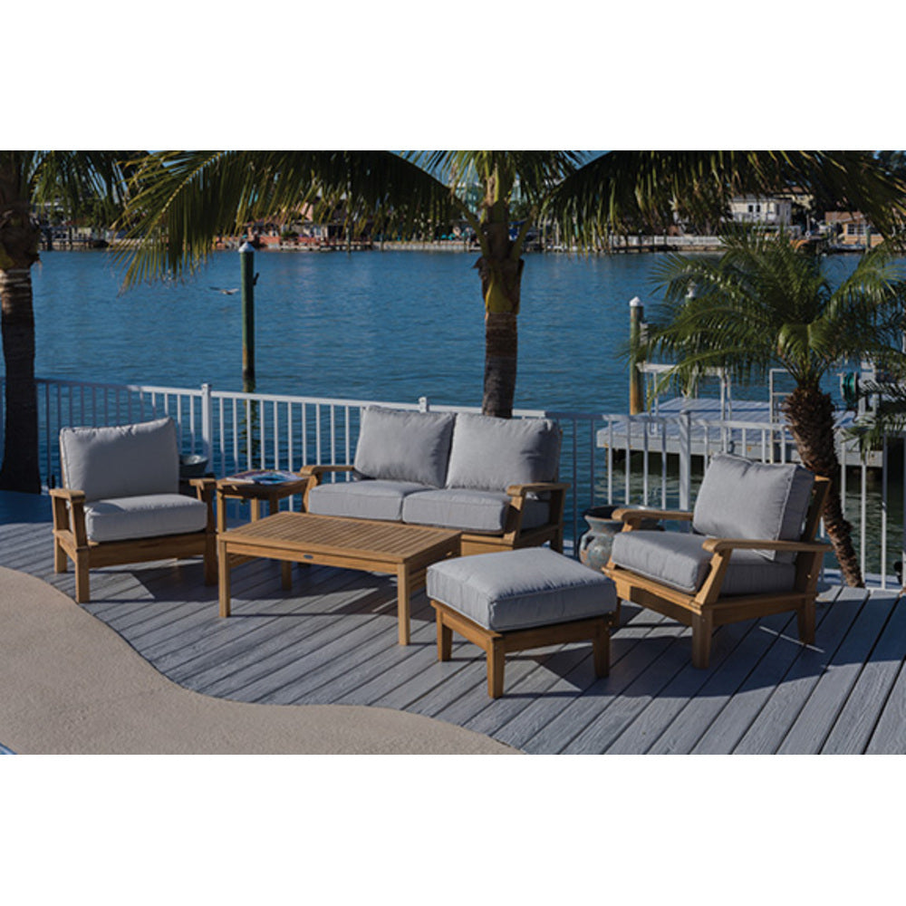 Royal Teak Miami Cushioned Reclining Loveseat