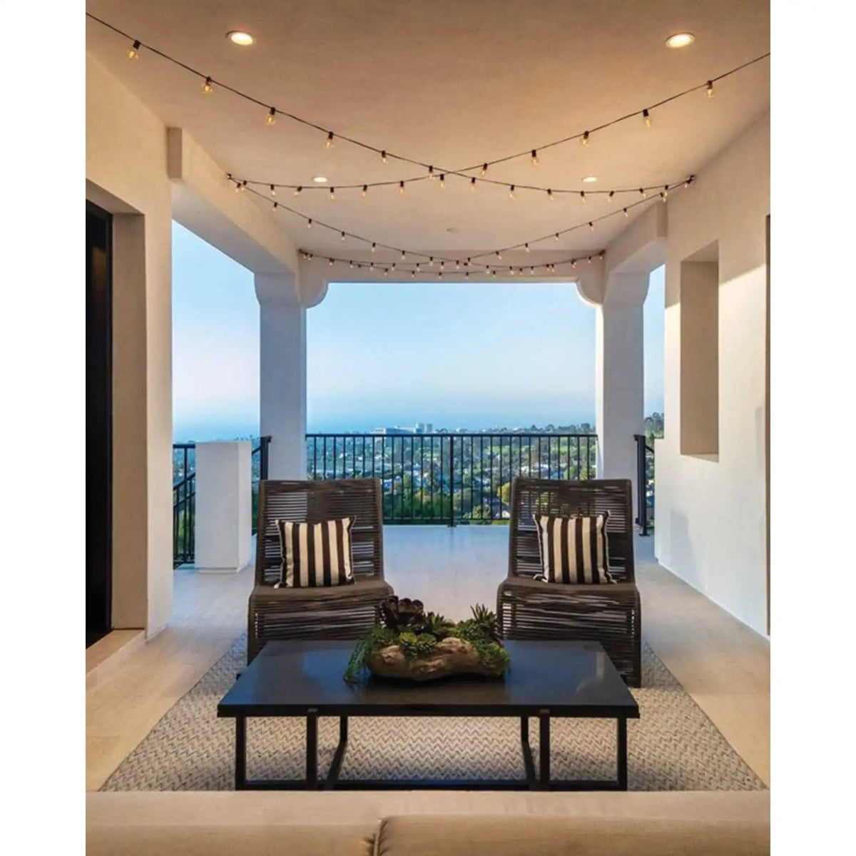 Milano Rope Armless Club Chair SW4102-21 by Sunset West 9