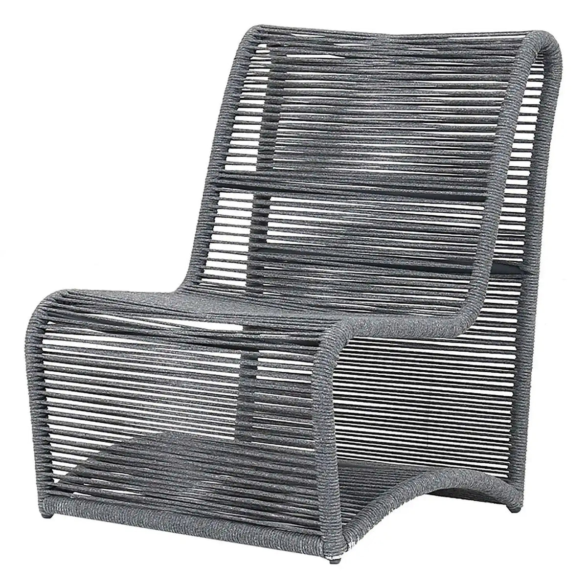 Milano Rope Armless Club Chair SW4102-21 by Sunset West 3