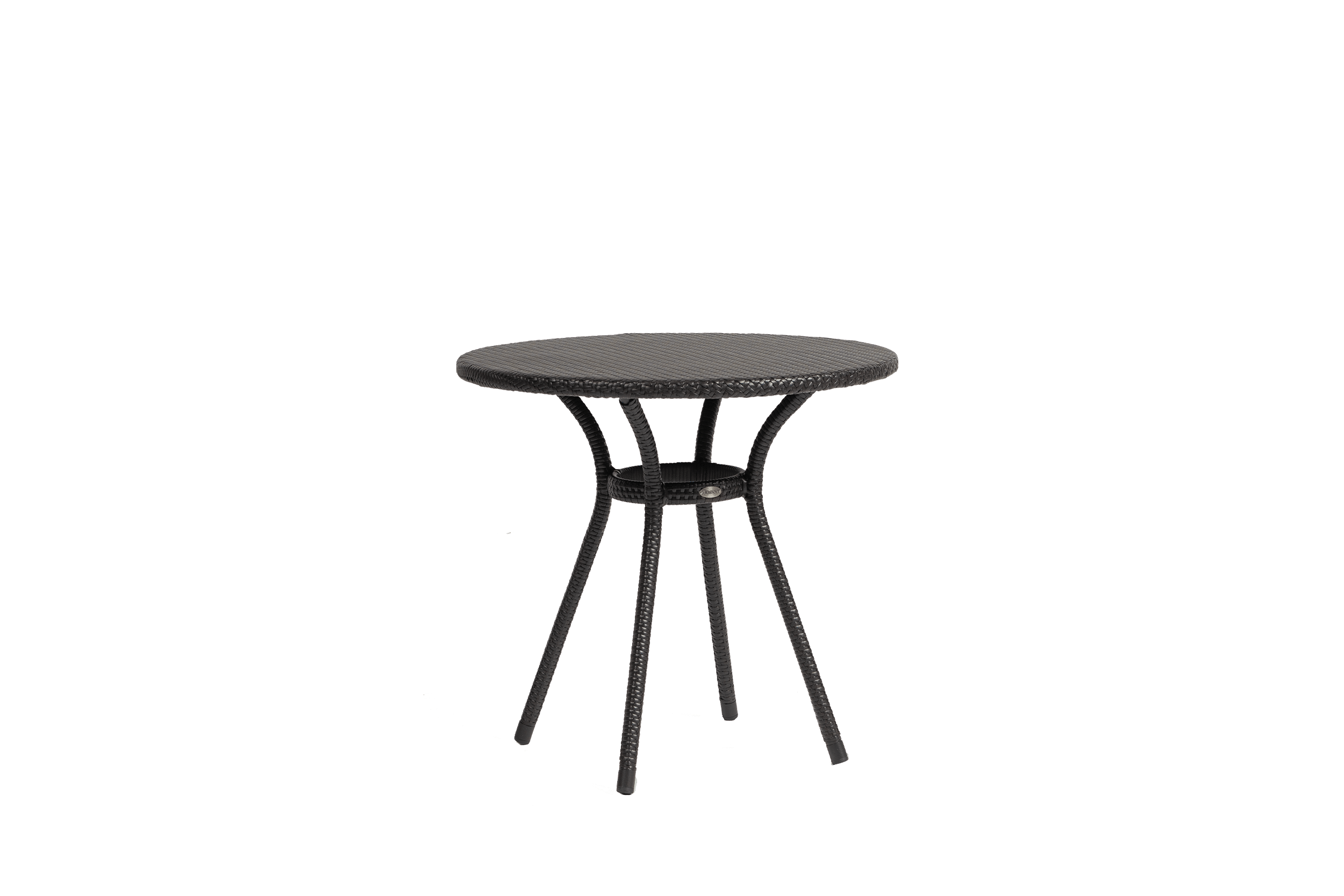 Toscana Universal 32" Bistro Table with Mesh Support - Leather Antique Brown