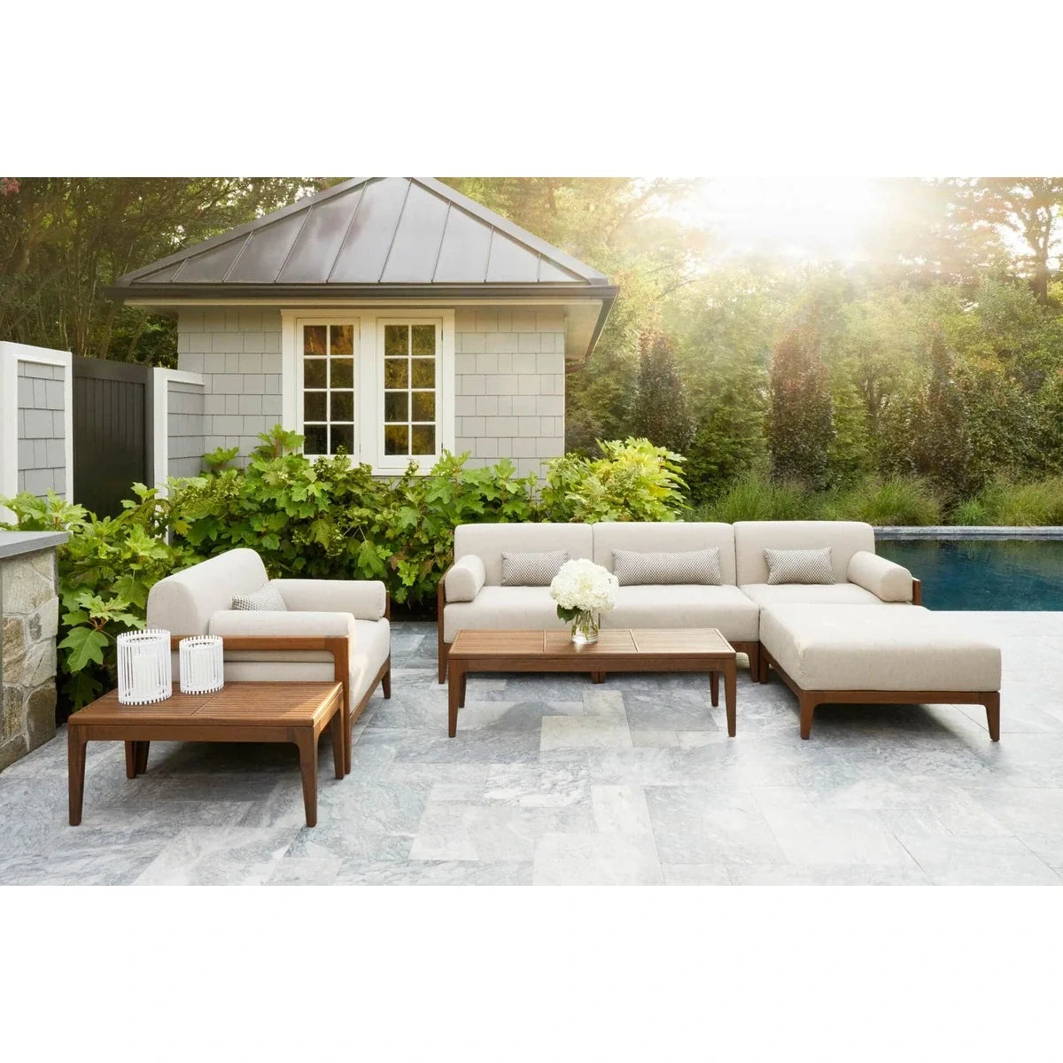Mix 51" x 18" Rectangular Coffee Table